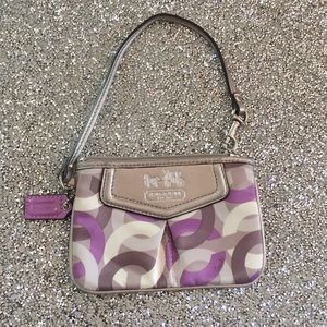 Coach tiny hand bag/wristlets